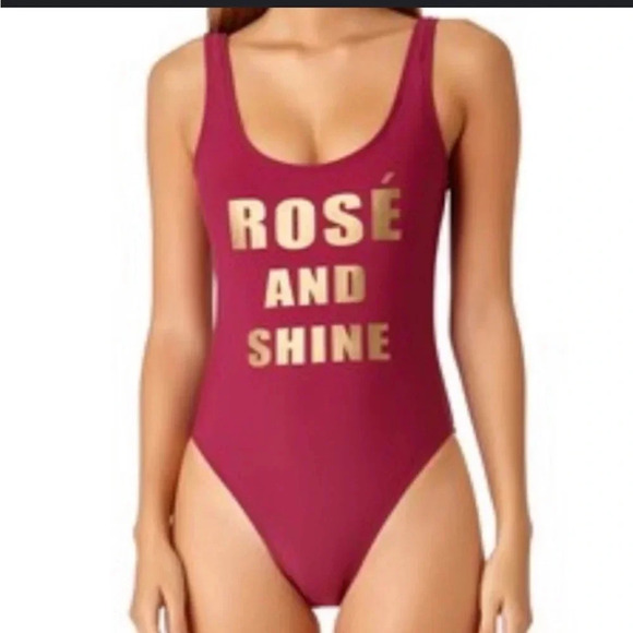 California Waves Black Rose and Shine One Piece Swimsuit Size XS - Picture 6 of 7
